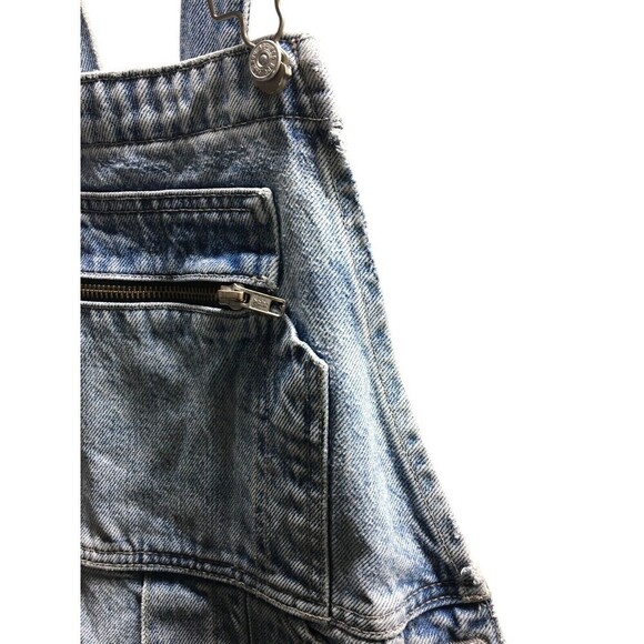 BDG Overalls Women's Size Small Blue Denim Patchwork Cotton Urban Outfitters - Picture 5 of 12